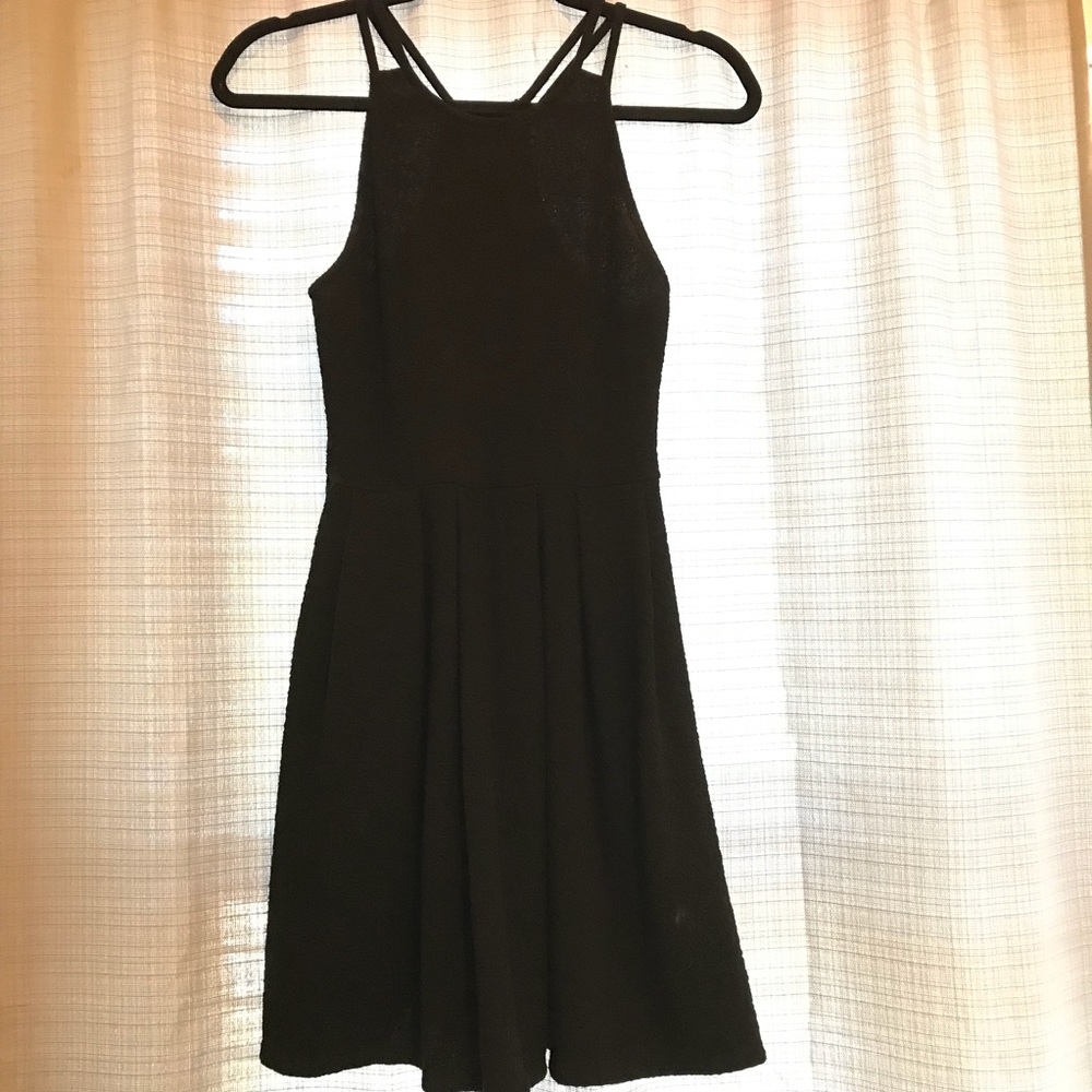 black tank dress